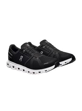 Ténis On Running Cloud 6 Preto e Branco para Homem