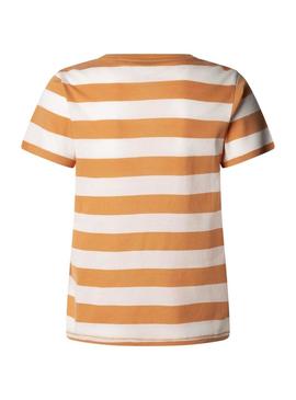 Camiseta Pepe Jeans Jinx laranja para mulher