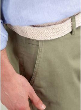 Bermuda El Ganso Básico verde para homem.