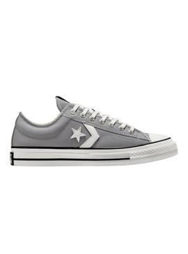 Sapatilhas Converse Star Player 76 Premium Canvas cinza para homem.