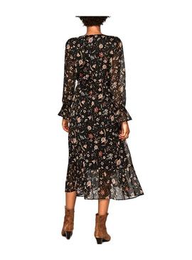 Vestido Pepe Jeans Anette Flores para Mulher