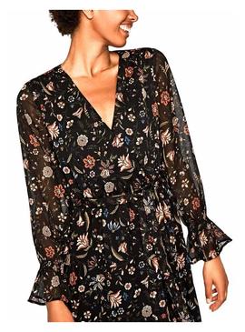 Vestido Pepe Jeans Anette Flores para Mulher