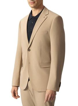 Americana O Pulpo ultraleve clássica bege para homem.