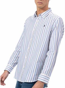 Camisa El Pulpo listras multicoloridas para homens