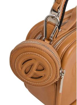 Bolsa Pepe Jeans Bassy Main cámel para mujer