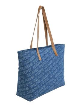 Tote Pepe Jeans Bellamie denim para mulher