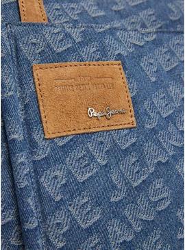 Tote Pepe Jeans Bellamie denim para mulher