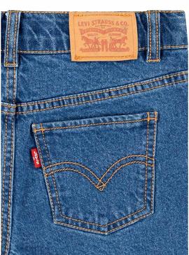 Short jeans Levis A Line azul para menina