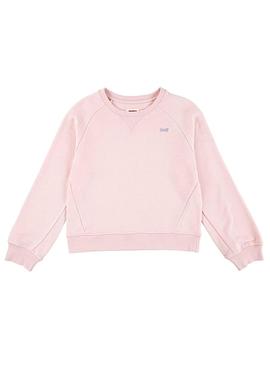 Moletom Levis Silicone Batwing rosa para menina
