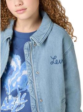 Jaqueta de ganga Levi's Truckee retrô para meninas.