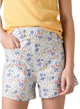 Shorts Levis estampado floral High Loose para menina