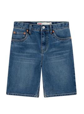 Short jeans Levis 511 slim azul para menino.