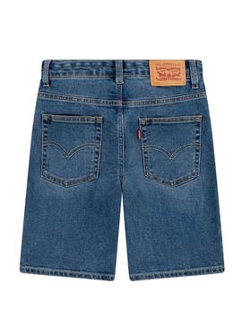 Short jeans Levis 511 slim azul para menino.