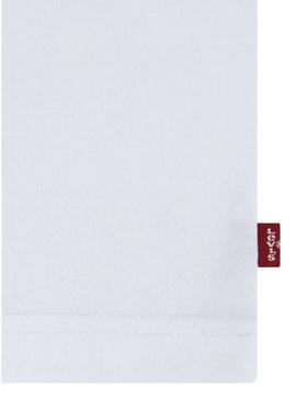 Camiseta Levis Off Road branca para criança.