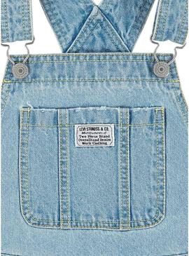 Peça apenas a tradução para português disso: Colete jeans curto Levis Classic para menina.