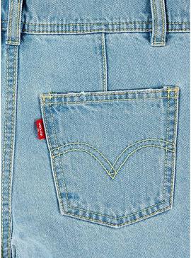 Peça apenas a tradução para português disso: Colete jeans curto Levis Classic para menina.