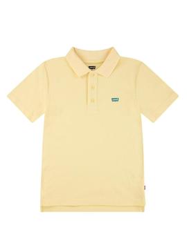 Fita de pescoço amarelo Polo Levis Back para criança.