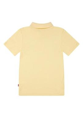 Fita de pescoço amarelo Polo Levis Back para criança.