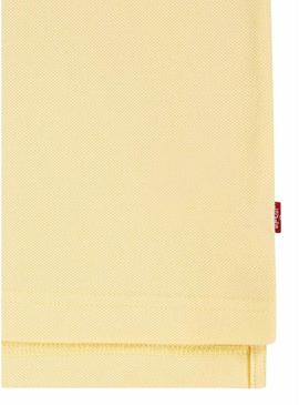 Fita de pescoço amarelo Polo Levis Back para criança.