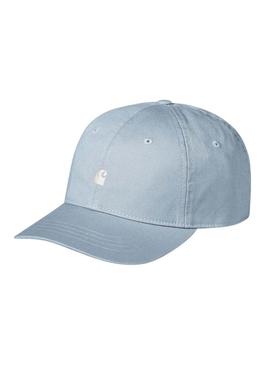 Boné Carhartt Madion Logo azul para homens e mulheres