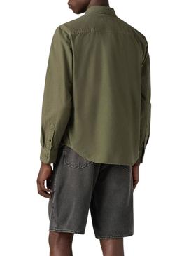 Camisa Levis Authentic verde para homem