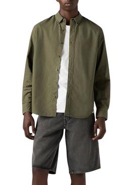 Camisa Levis Authentic verde para homem