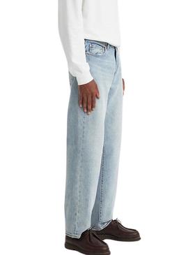 Calça Jeans Levis 568 Loose azul lavado para homem