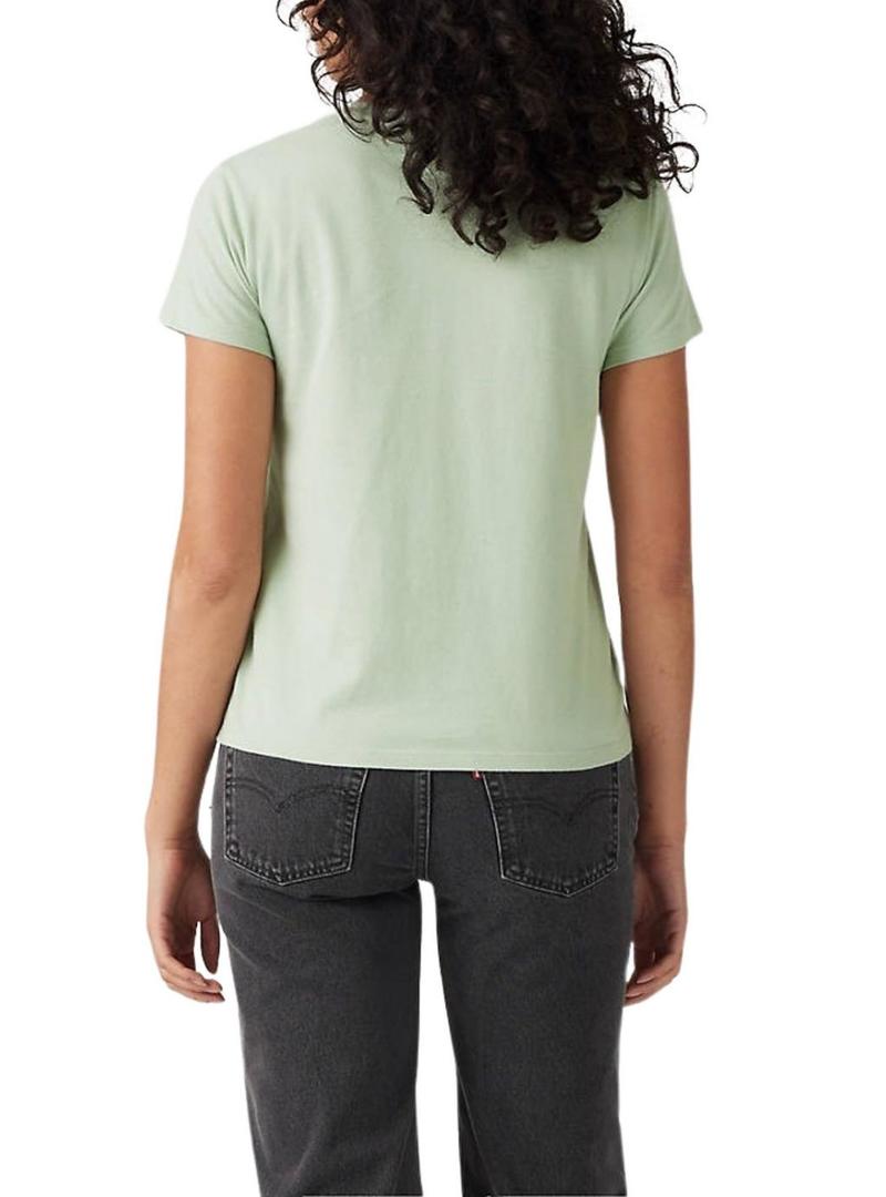CAMISETA PERFEITA DE ALGODÃO VERDE SILT