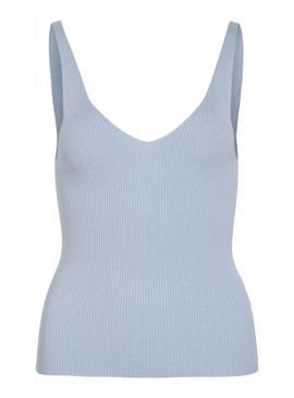 Top Vila Viwennie azul para mulher