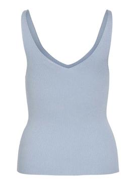Top Vila Viwennie azul para mulher