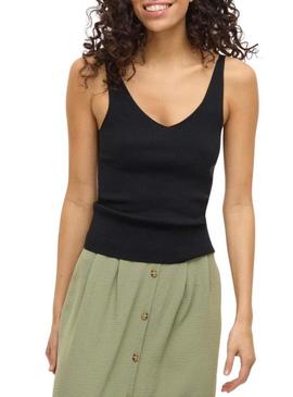 Top Vila Viwennie preto para mulher