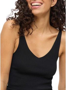 Top Vila Viwennie preto para mulher