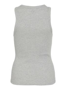 Camiseta Vila Visola cinza para mulher.