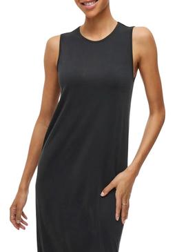 Vestido Vila Vimodala midi preto para mulher.