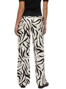 Calça estampada Vila Viclo Loose para mulher.
