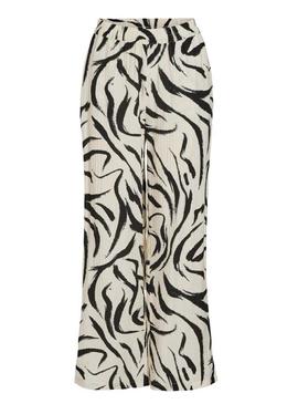 Calça estampada Vila Viclo Loose para mulher.