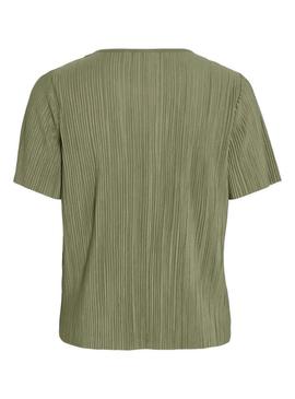 Camiseta verde Vila Viplisa para mulher.