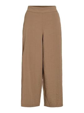 Calça Vila Vilinea 7/8 em tom de tostado para mulher.
