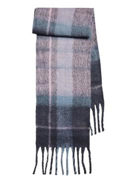 Cachecol Pieces Lysna roxo para mulher.