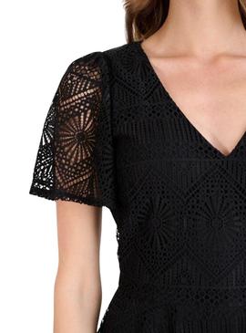 Vestido Naf Naf Raissa preto para mulher