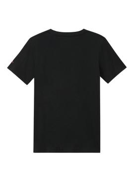 Camiseta Jordan Brand preta para crianças.