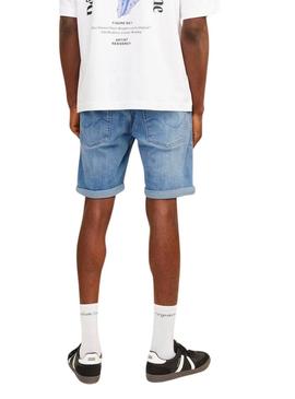 Bermudas Jack and Jones Rick azul para homem.