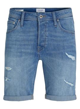 Bermudas Jack and Jones Rick azul para homem.