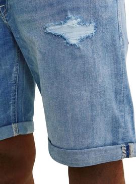 Bermudas Jack and Jones Rick azul para homem.