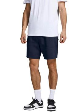   Bermuda Jack and Jones Bradley azul marinho para homem