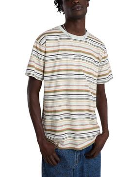Camisa Vans Cullen listrada multicolor para homem