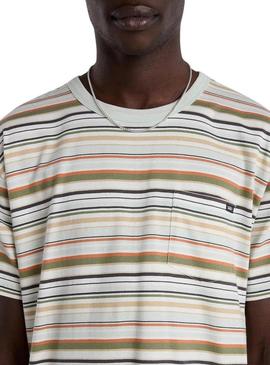 Camisa Vans Cullen listrada multicolor para homem