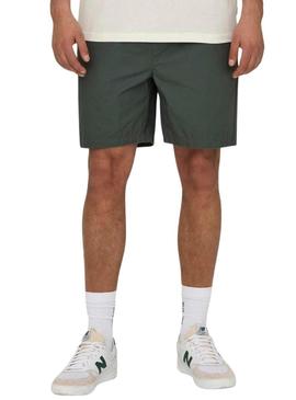 Bermuda Only & Sons Stel Life verde para homem.