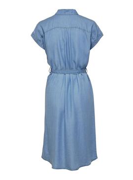 Vestido Only Pema Hannover em denim azul para mulher