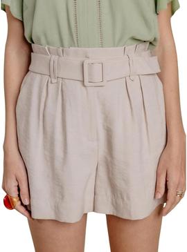 Short Naf Naf Edori bege para mulher.